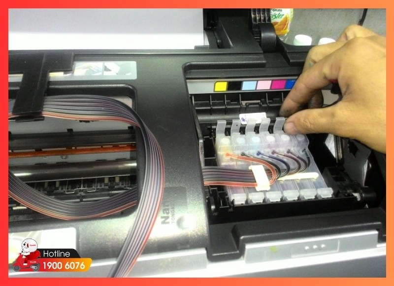 Reset mực thải, xử lý lỗi hệ thống Epson