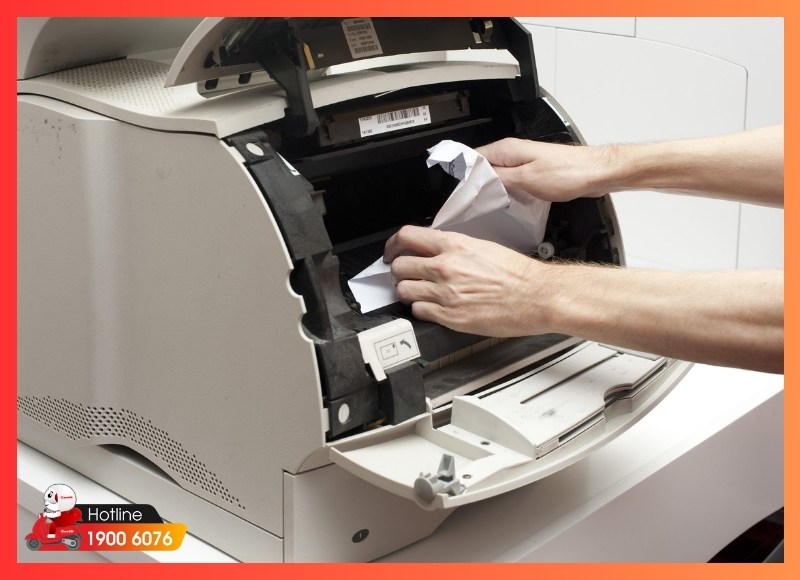 Xử lý sự cố kẹt giấy, không kéo giấy