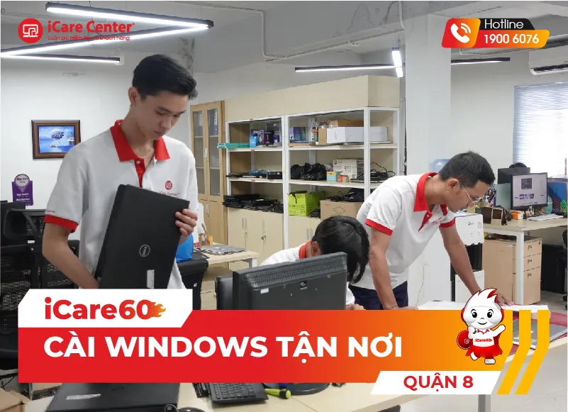 Dịch vụ cài Win Quận 8 tại nhà - iCare60 #1