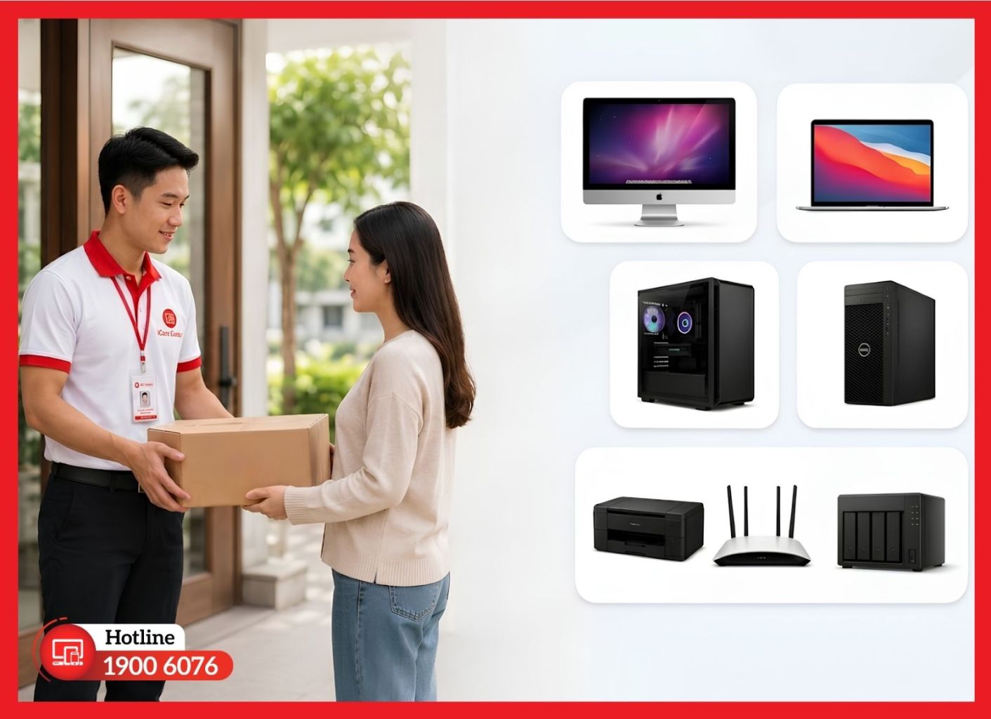 Thiết bị áp dụng dịch vụ nhận trả 2 chiều