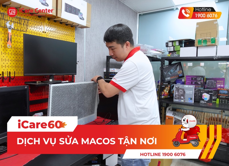 iCare60 - Dịch vụ sửa Macbook tại nhà uy tín, tiện lợi