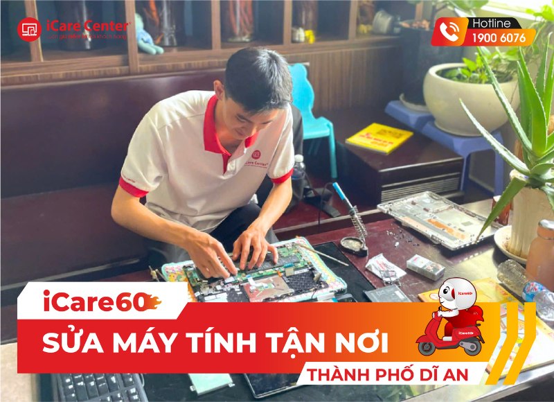 Sửa máy tính Dĩ An tại nhà: Sửa PC & Laptop hiệu quả