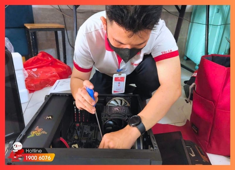 Các hạng mục sửa máy tính toàn diện từ phần mềm đến phần cứng