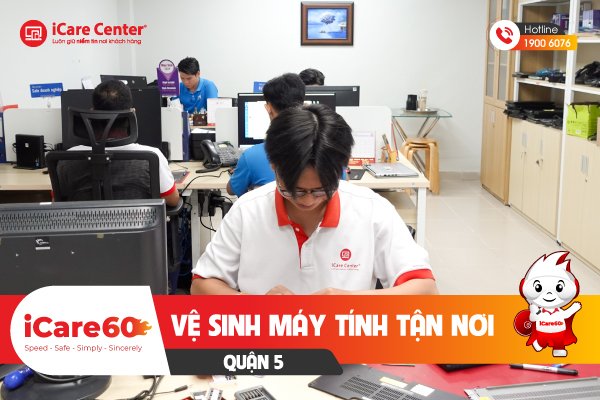 dịch vụ vệ sinh máy tính quận 5