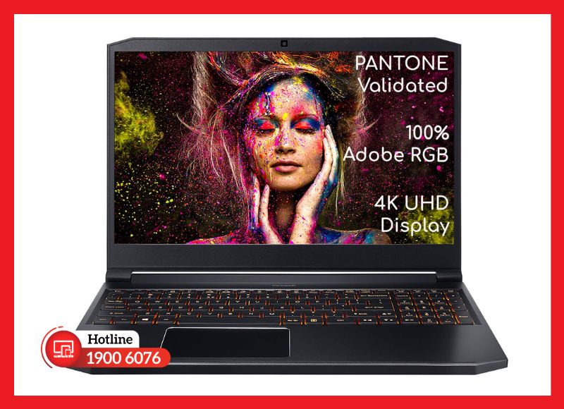 Màn hình 15.6 inch 4K UHD IPS chống chói với tiêu chuẩn màu sắc chuyên nghiệp đỉnh cao