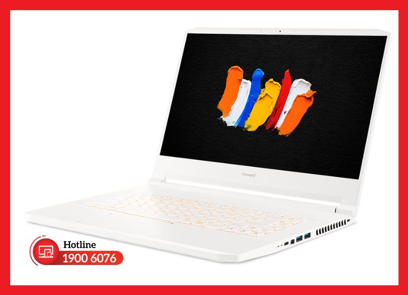 Màn hình 4K UHD chuẩn PANTONE trên Acer ConceptD 7 đòi hỏi thay thế chính xác