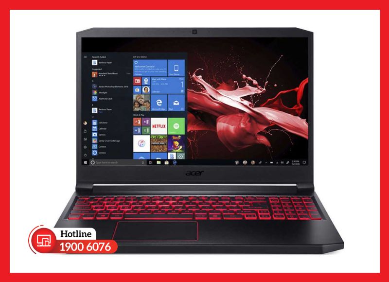 Màn hình Full HD hiển thị sắc nét trên Acer Nitro 5 AN515-54