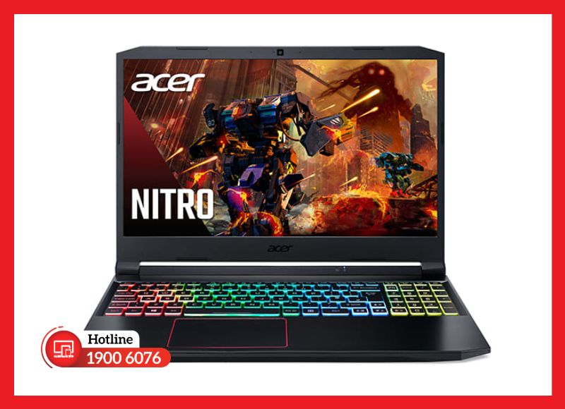 Màn hình Full HD 144Hz mượt mà trên Acer Nitro 5 AN515-57