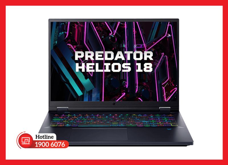 Màn hình Acer Predator Helios 18 PH18-72 chuẩn tần số quét cao, hiển thị sống động