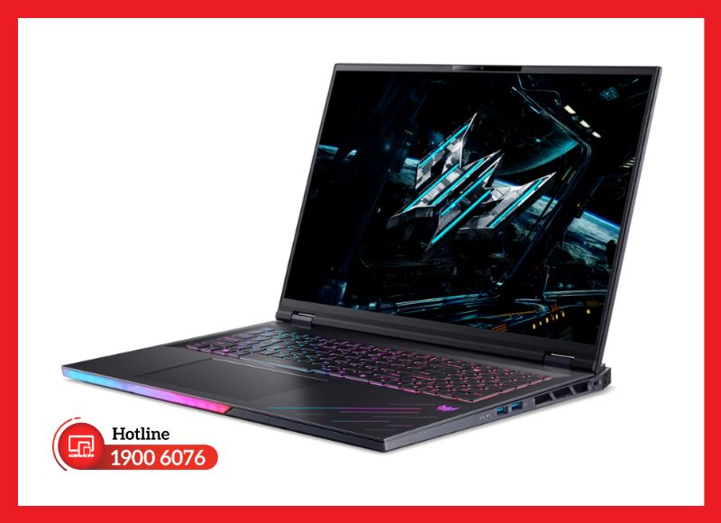Màn hình Acer Predator Helios 18 AI PH18-73 Mini-LED sắc nét, màu sắc chân thực