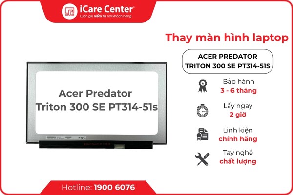 Đặc điểm màn hình laptop Acer Predator Triton 300 SE PT314-51s