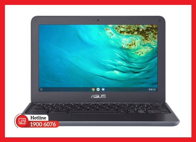 Màn hình 11.6 inch HD nhám chống lóa trên dòng ASUS Chromebook C202