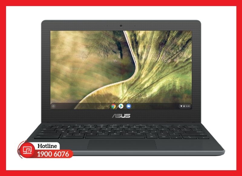 Màn hình 11.6 inch HD chuẩn nét của laptop ASUS Chromebook C204