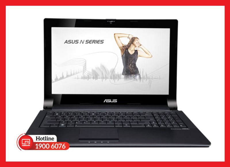 Màn hình ASUS N53 chuẩn 15.6 inch hiển thị sắc nét, chuẩn chân cáp 40-pin