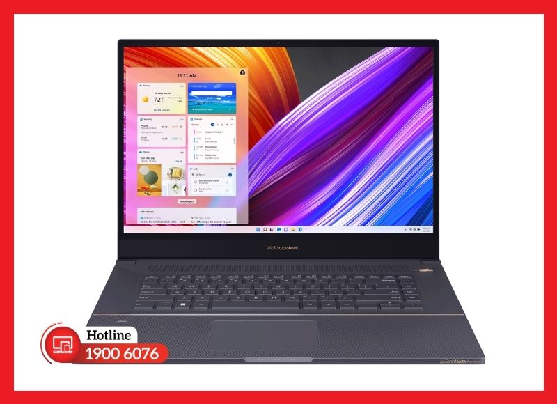 Màn hình WUXGA 16:10 sắc nét chuẩn màu PANTONE của ASUS H700