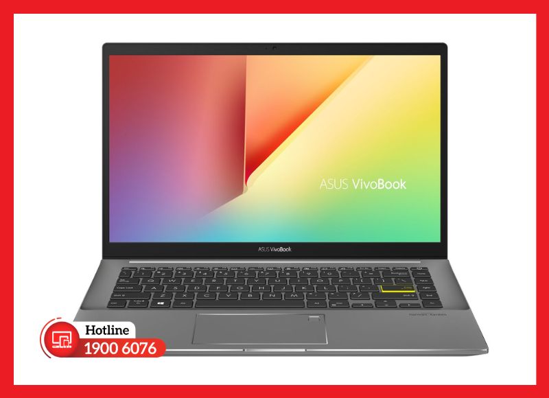 Màn hình ASUS VivoBook S14 S433 sở hữu thiết kế viền mỏng NanoEdge sắc nét