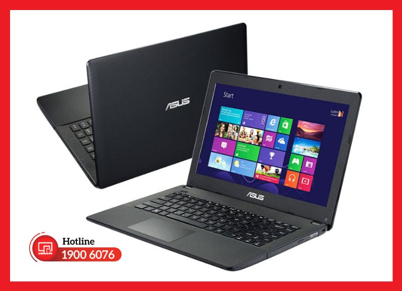 Màn hình 14.0 inch chuẩn HD bề mặt gương bóng đặc trưng của ASUS X452