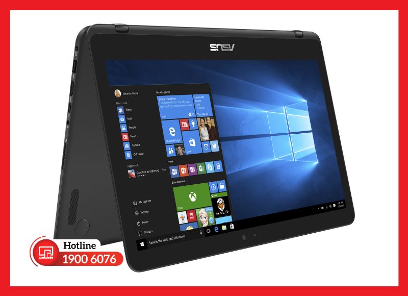 Màn hình cảm ứng Asus ZenBook Flip UX360 sắc nét với khả năng xoay gập 360 độ