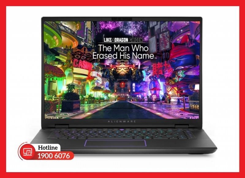 Màn hình Dell Alienware M16 R2 sở hữu độ phân giải QHD+ cùng tần số quét 240Hz