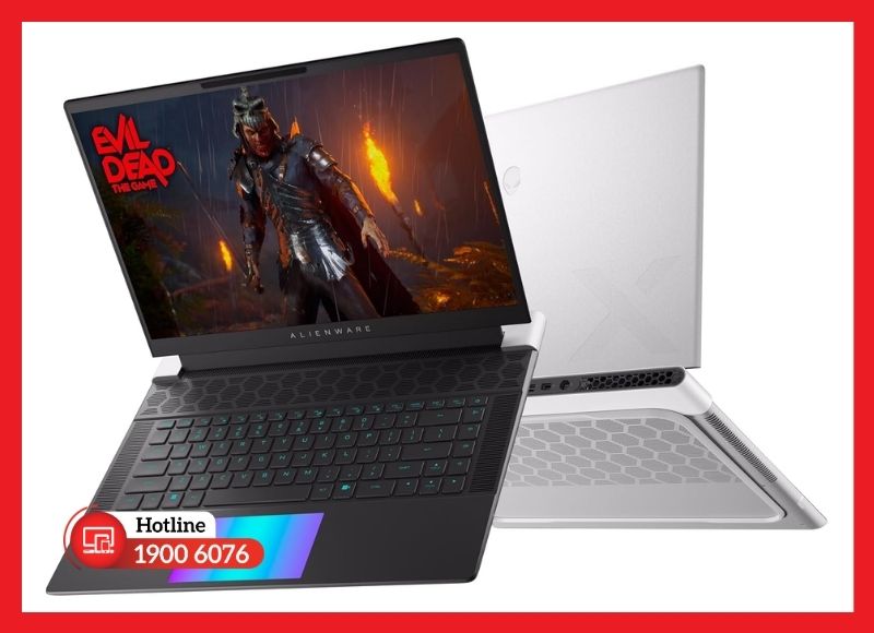 Dell Alienware X16 R2 sở hữu 2 tùy chọn màn hình QHD+ 240Hz và FHD+ 480Hz cao cấp