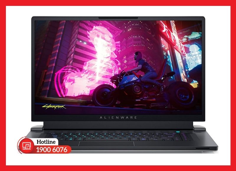 Tấm nền Dell Alienware X17 R1 mỏng nhẹ nhưng sở hữu thông số hiển thị ấn tượng