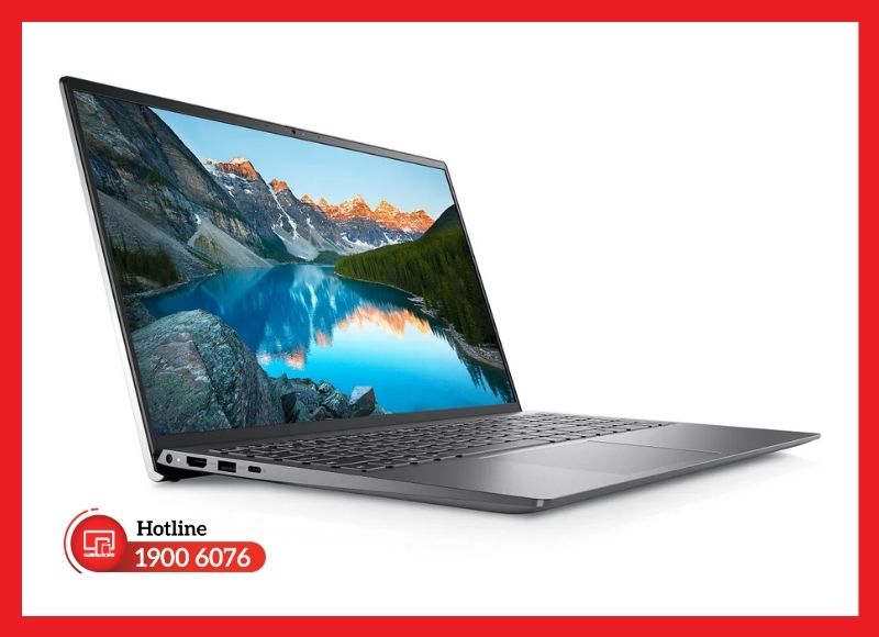 Màn hình Dell Inspiron 15 5510 sắc nét với viền mỏng hiện đại