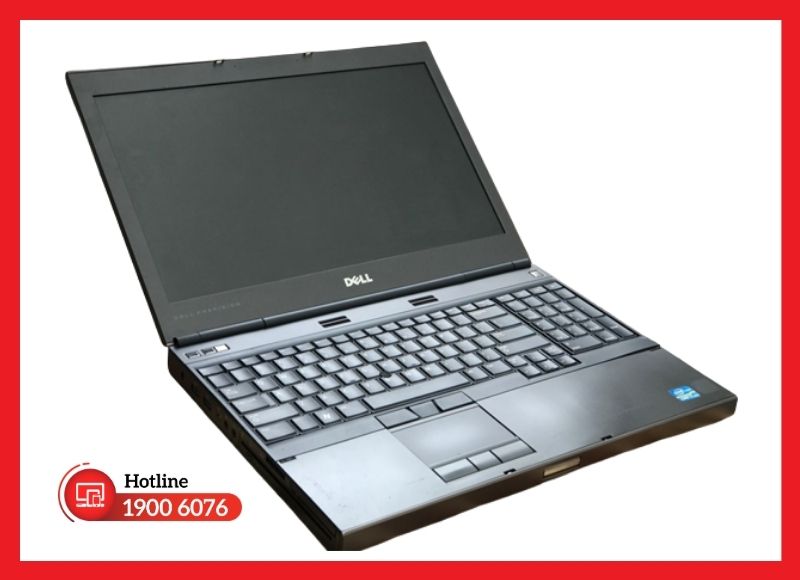 Màn hình 15.6 inch hiển thị sắc nét trên máy trạm Dell Precision M4800