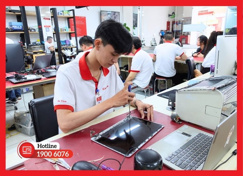Dịch vụ chuyên nghiệp cùng chế độ bảo hành rõ ràng tại iCare Center