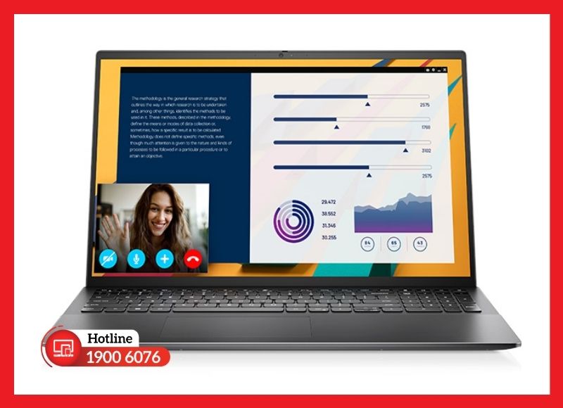 Màn hình Dell Vostro 16 5620 kích thước 16 inch tỷ lệ 16:10 sắc nét