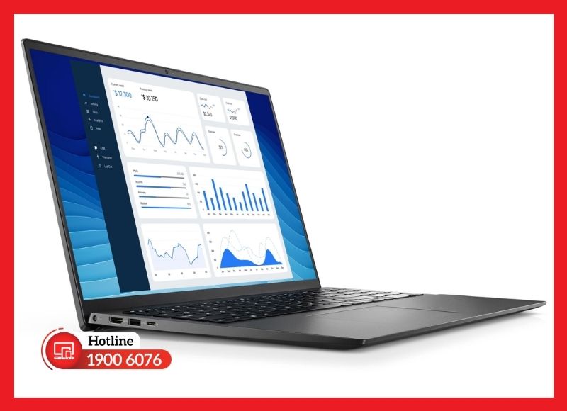 Màn hình Dell Vostro 16 5625 kích thước 16 inch tỷ lệ 16:10 hiển thị rộng rãi