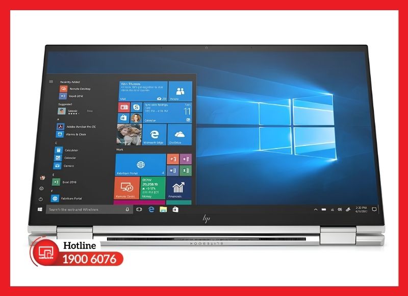 Màn hình HP EliteBook x360 1040 G7 phân định rõ theo từng chuẩn bề mặt
