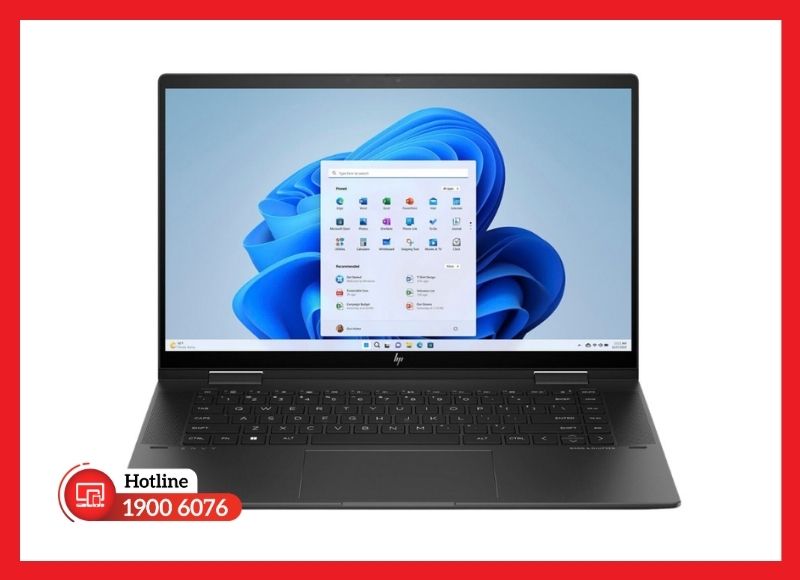 Màn hình cảm ứng 15.6 inch viền mỏng ấn tượng của dòng HP Envy x360 15-FH