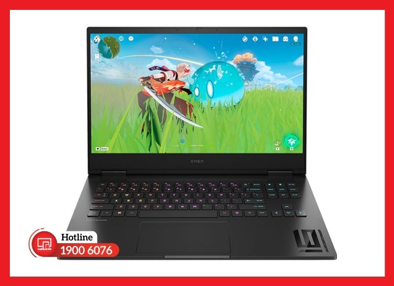 Màn hình HP Omen 16-XF sở hữu kích thước 16.1 inch cùng tần số quét cao