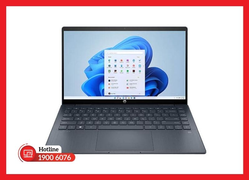 Màn hình kính tràn viền liền khối của HP Pavilion x360 14-EK