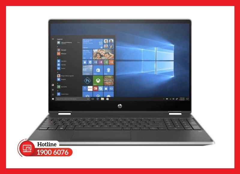 Cụm màn hình HP Pavilion x360 15-DQ có kết cấu dán liền nguyên khối
