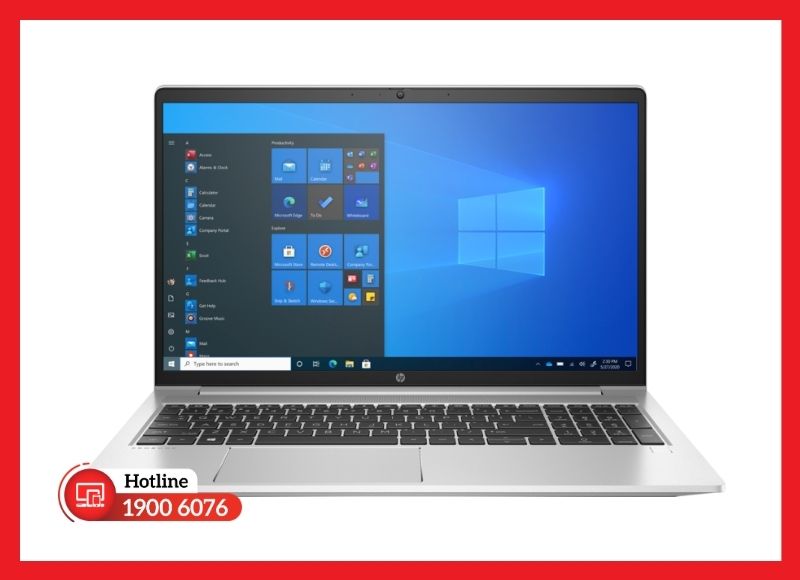 Màn hình 15.6 inch viền mỏng chống chói chuẩn kỹ thuật trên HP ProBook 455 G8