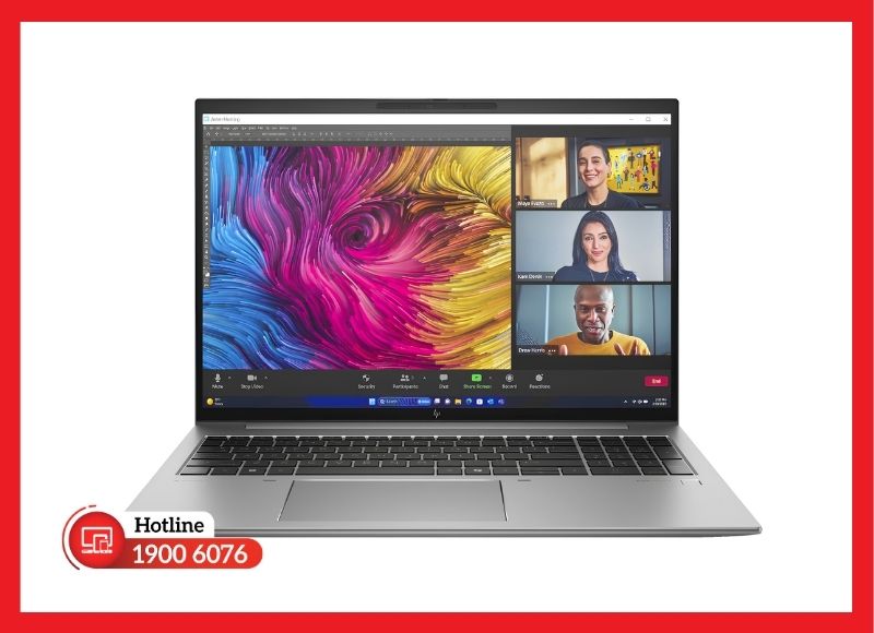 Màn hình 16 inch tỷ lệ 16:10 hiển thị rộng rãi trên ZBook Firefly 16 G11