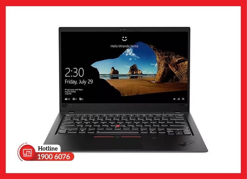 Màn hình ThinkPad X1 Carbon Gen 6 hiển thị sắc nét, siêu mỏng