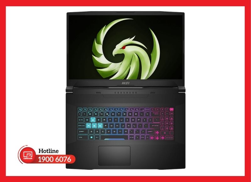 Màn hình 17.3 inch 144Hz của MSI Bravo 17 C7VF cho trải nghiệm góc nhìn rộng