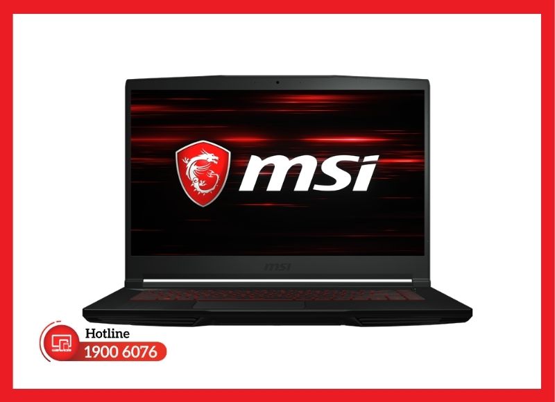 Màn hình 15.6 inch FHD IPS sắc nét, mượt mà trên MSI GF63 Thin 9SC