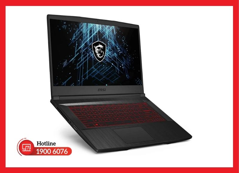 Màn hình 15.6 inch FHD 144Hz sắc nét trên MSI GF65 Thin 10UE