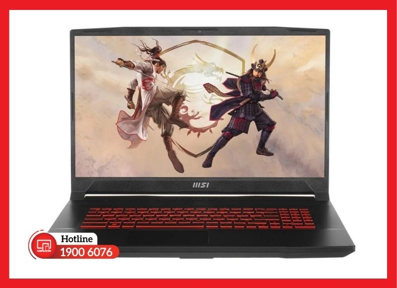Màn hình laptop MSI Katana GF76 12UC 17.3 inch 144Hz hiển thị sắc nét