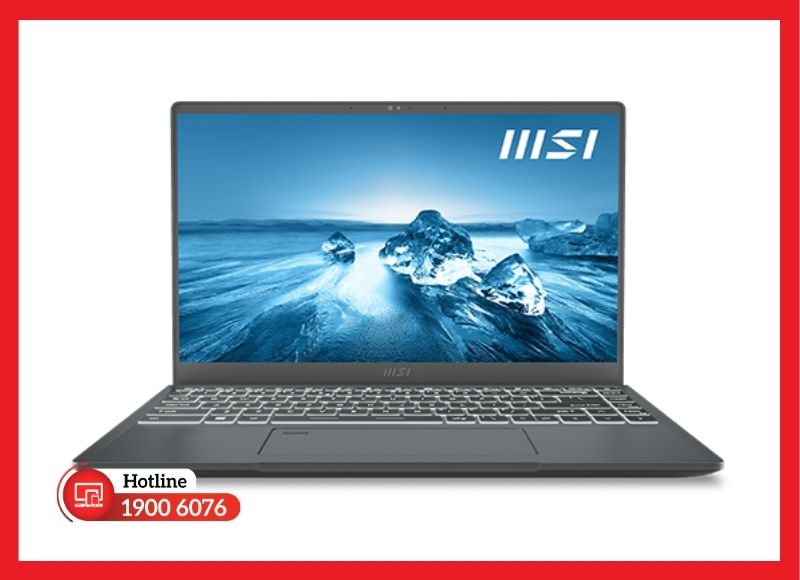 Màn hình hiển thị chuẩn nét IPS chống chói trên dòng MSI Prestige 14 A12M