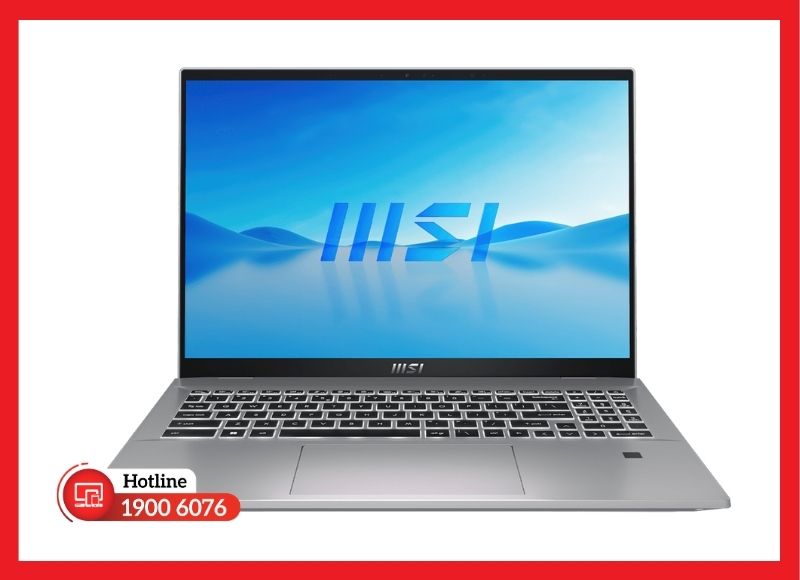 Màn hình 16 inch tỷ lệ 16:10 sắc nét trên MSI Prestige 16 A13V