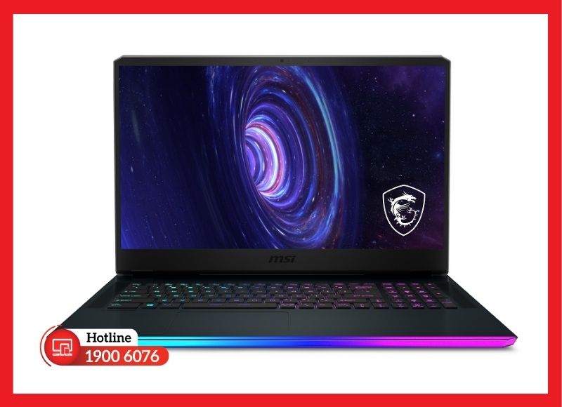 Màn hình 17.3 inch tần số quét cao mang lại góc nhìn vượt trội trên MSI GE76 10UG