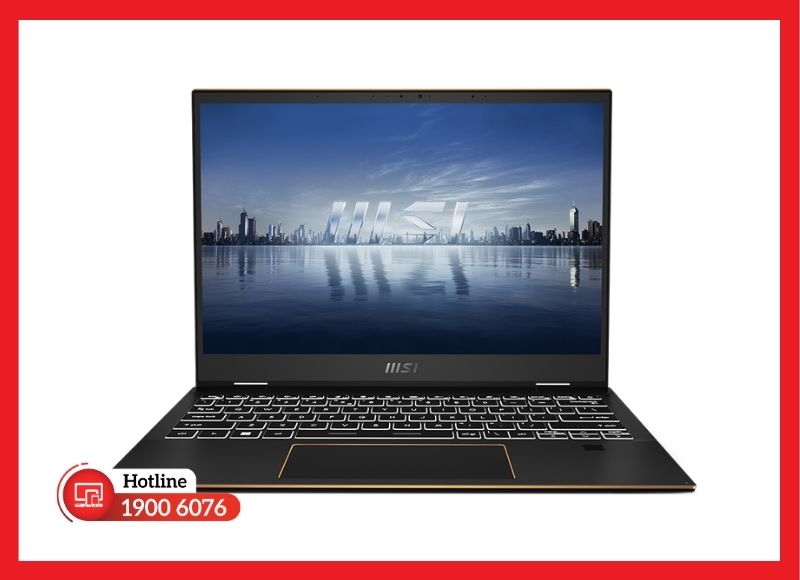 Màn hình cảm ứng 120Hz mượt mà trên laptop MSI Summit E13 A13MT