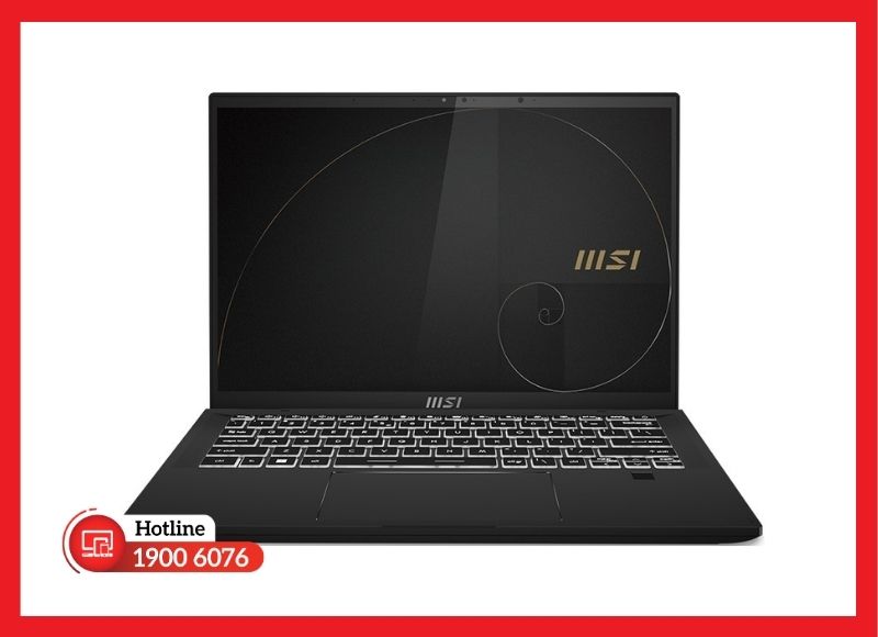 Màn hình 14 inch QHD+ sắc nét, cảm ứng mượt mà trên MSI Summit E14 A12MT