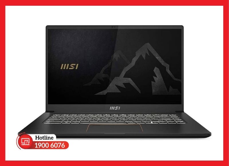 Màn hình 15.6 inch FHD cảm ứng sắc nét trên MSI Summit E15 A11SCST