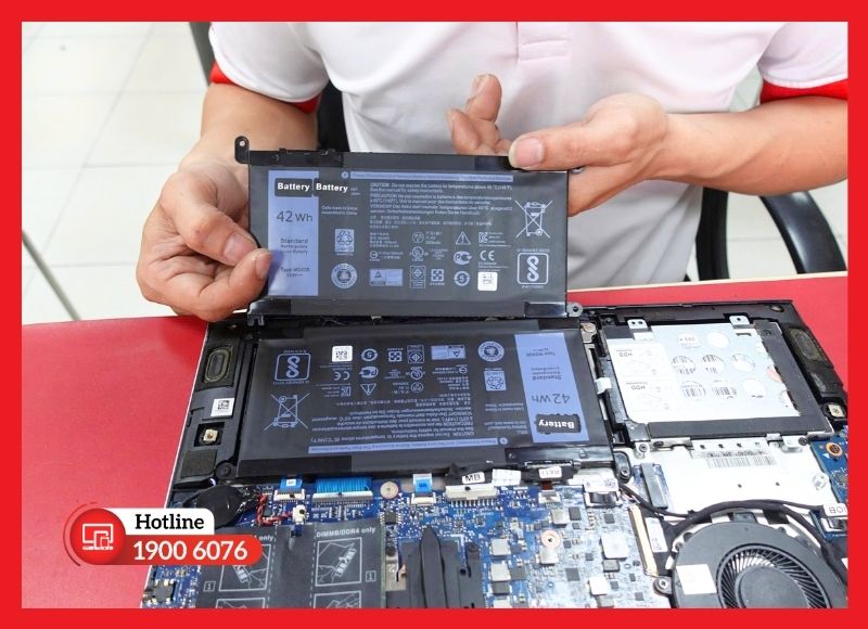 Quy trình thay pin laptop Acer Aspire 5 A515-52 tại iCare Center