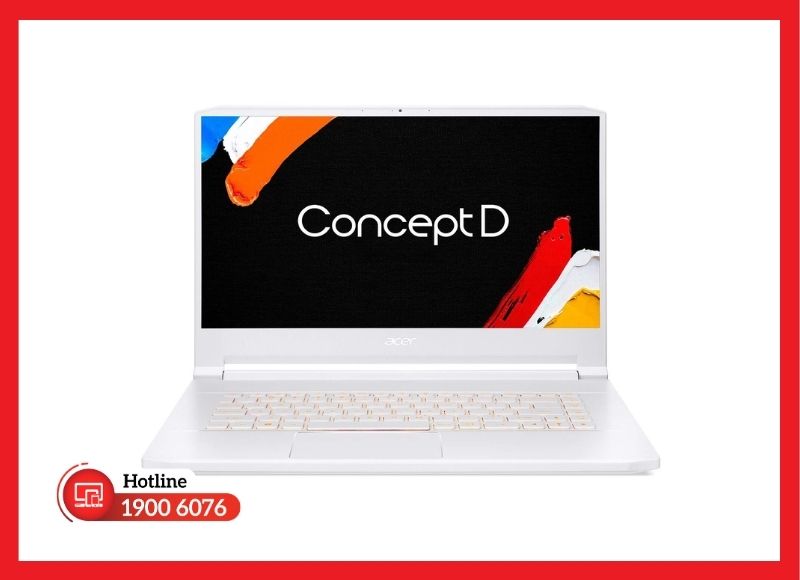 Viên pin 84Wh đáp ứng tốt công suất vận hành cho dòng Acer ConceptD 7